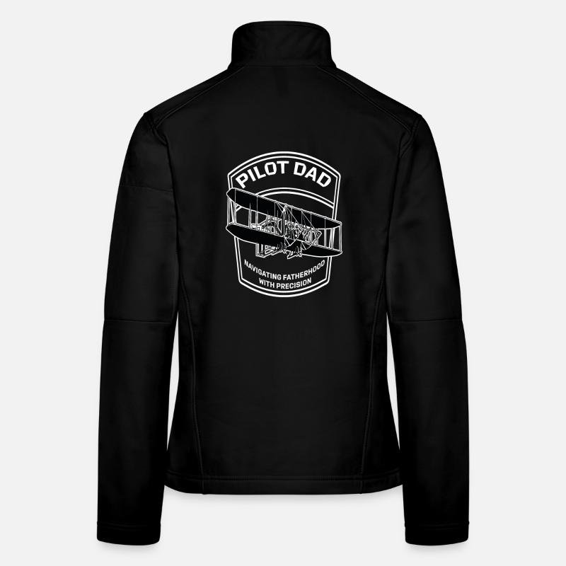 Piloten Papa Einzigartige Geschenkidee für Papa Frauen Softshelljacke
