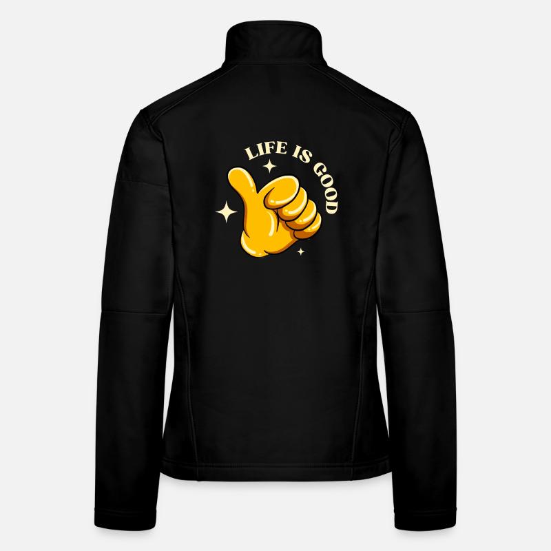 Das Leben ist schön Frauen Softshelljacke