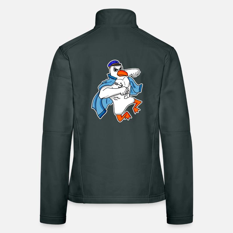 Möwe Kapitän Faust Frauen Softshelljacke