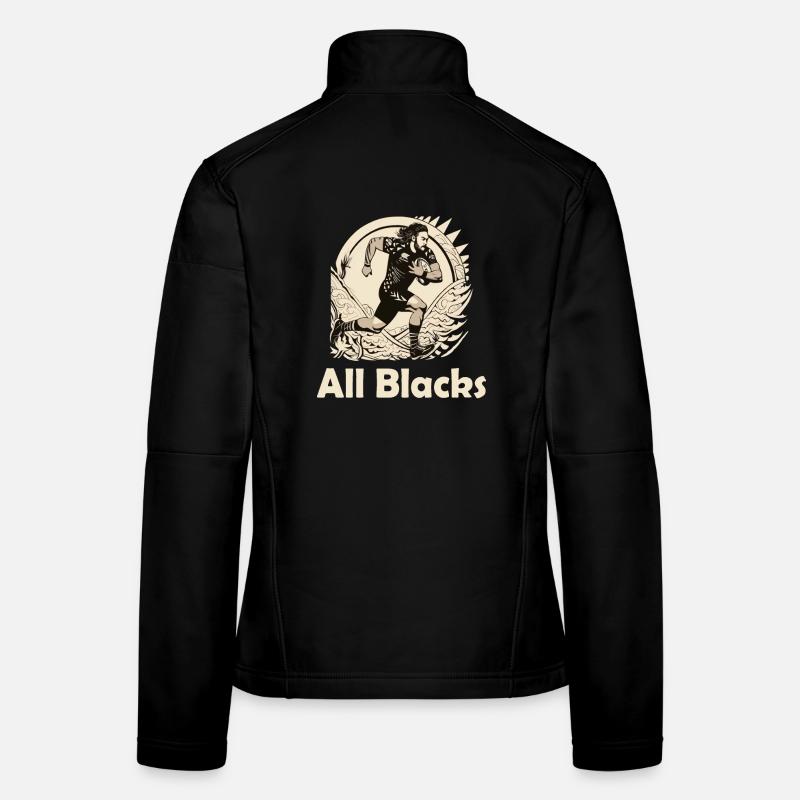 Rugby Gift, Players and Fans Design Women's Softshell Jacket