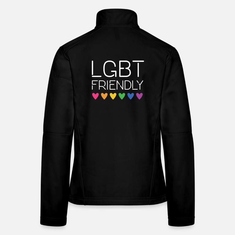 LGBT amical Veste en tissu softshell Femme