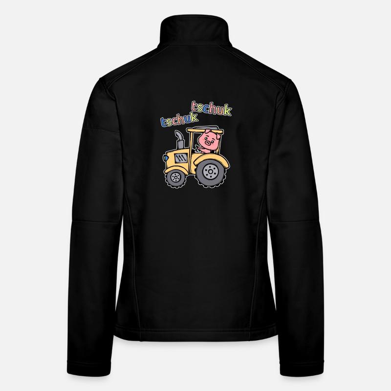 Traktor Spruch Kraftfahrzeug Ackerbau Nutzfahrzeug Frauen Softshelljacke
