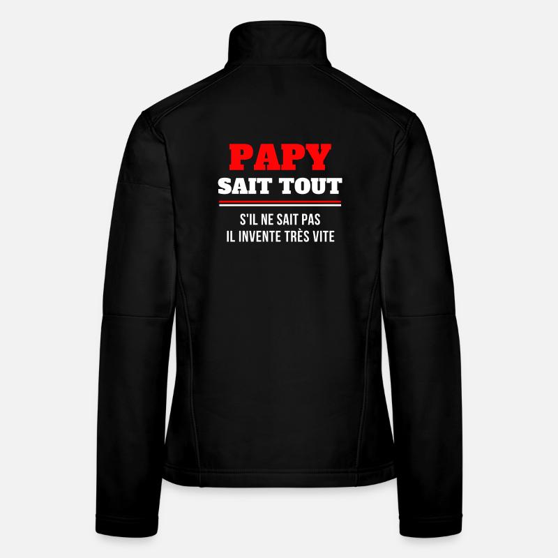 grand-père, papy, super papy Veste en tissu softshell Femme