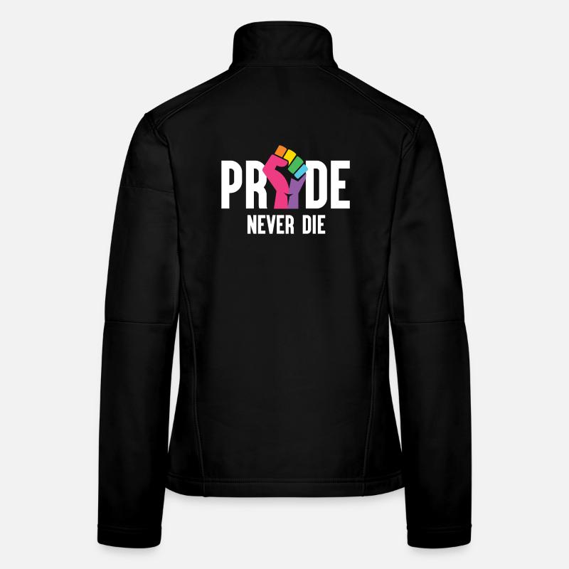 Mois de la fierté LGBT - Pride Never Die Veste en tissu softshell Femme