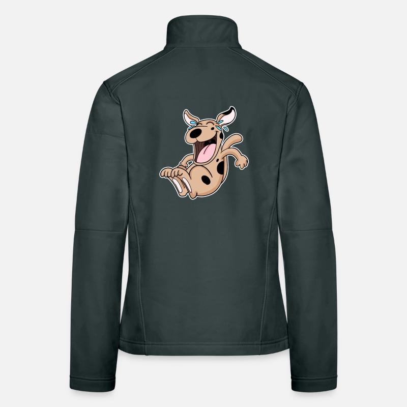 Chien qui rit Veste en tissu softshell Femme