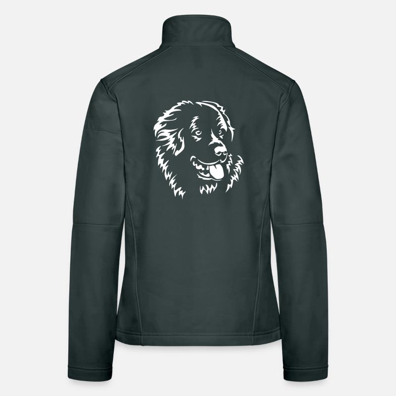 Newfoundland Head "Black Edition" Women's Softshell Jacket