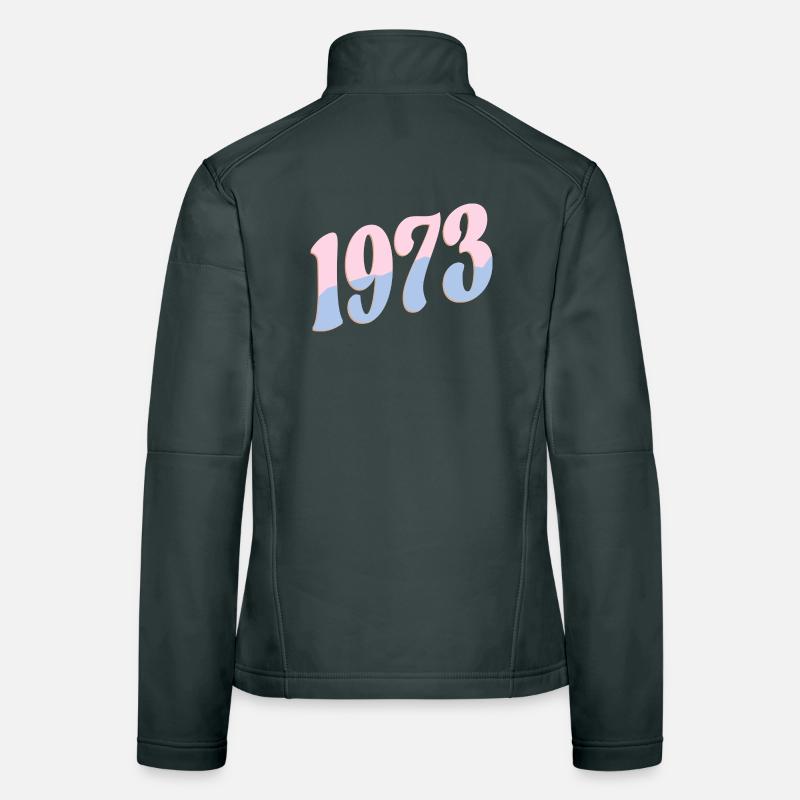 Cadeaux d’anniversaire 1973 Rétro Veste en tissu softshell Femme