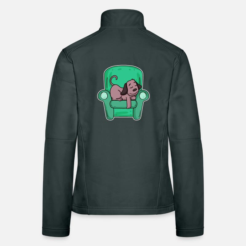 Sleeping dog Women's Softshell Jacket