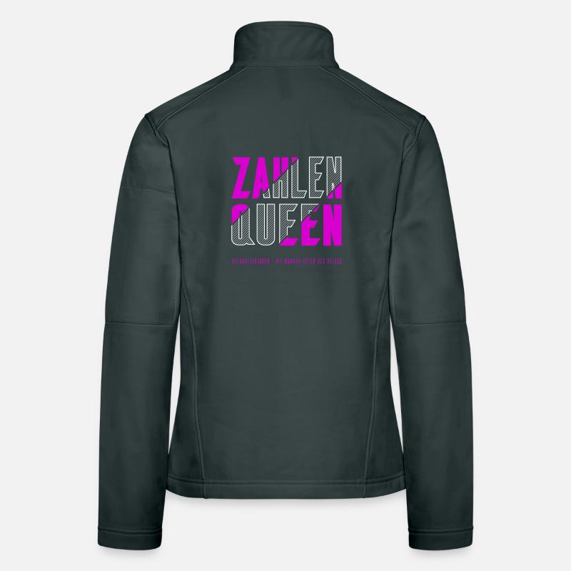 Zahlen Queen Frauen Softshelljacke