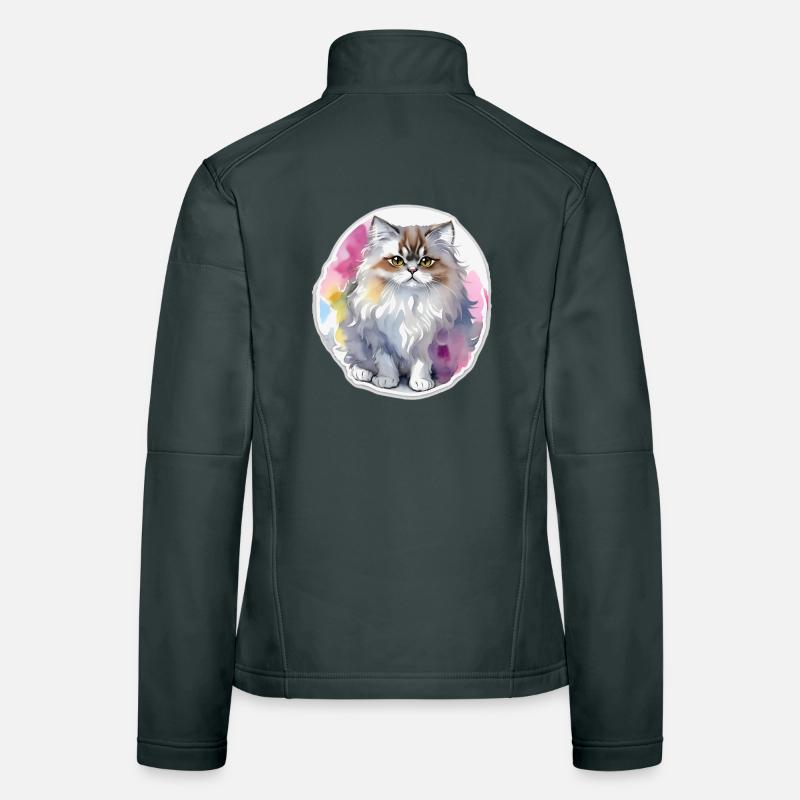 Persian cat Women's Softshell Jacket