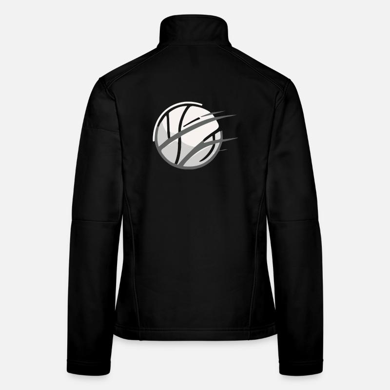 Volleyball - minimalist logo Women's Softshell Jacket