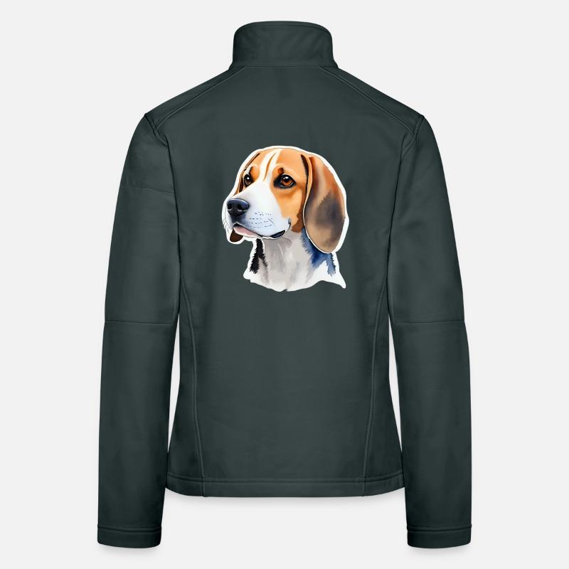 Beagle Frauen Softshelljacke