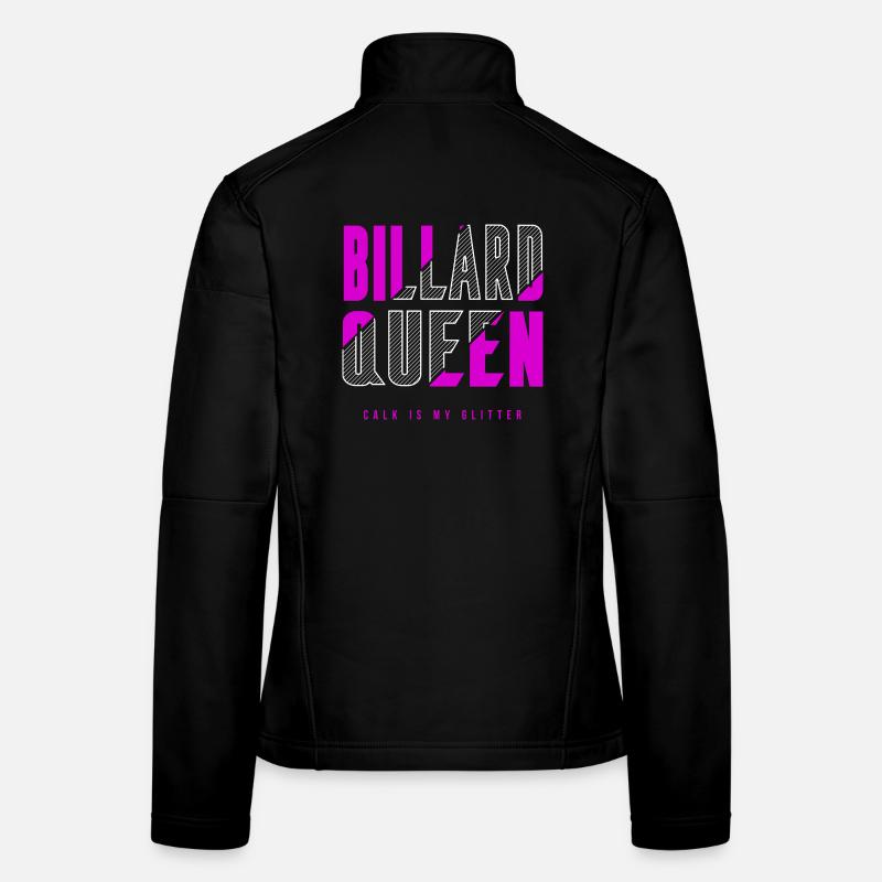 Billiards Queen Women's Softshell Jacket