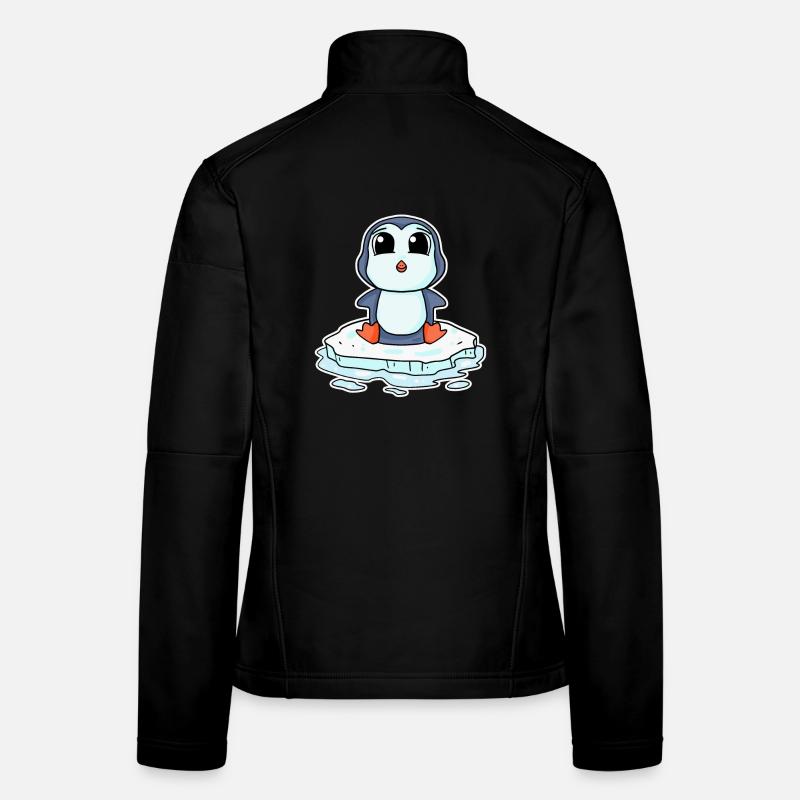 Pinguin Pinguine - Frauen Softshelljacke - Schwarz