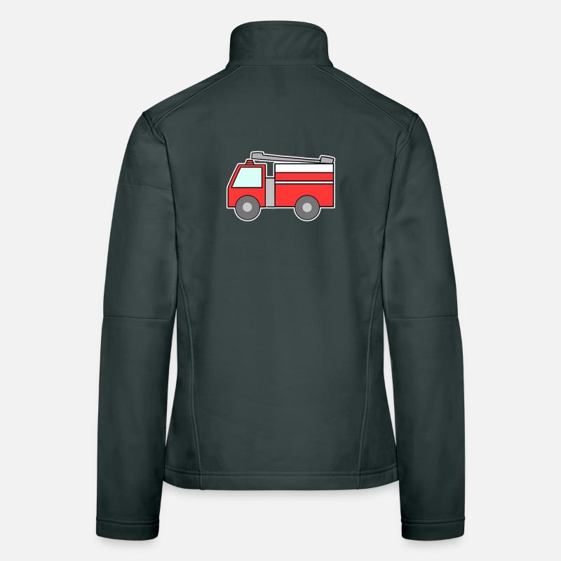 Fire Brigade Car Women's Softshell Jacket
