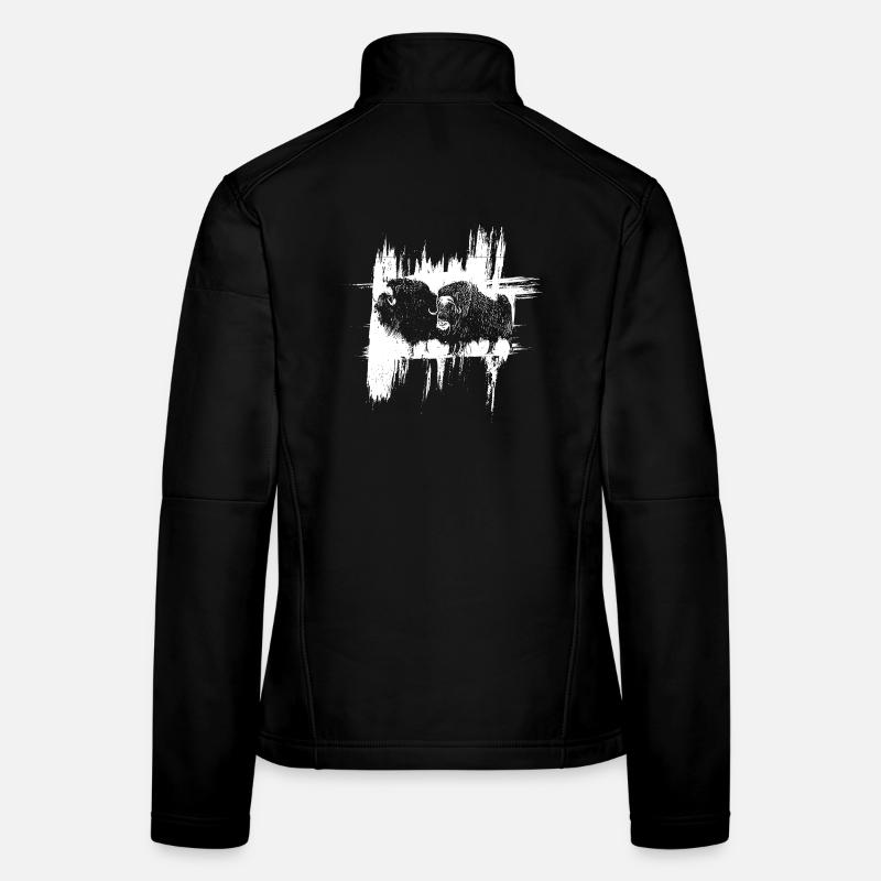 Les Bisons Veste en tissu softshell Femme
