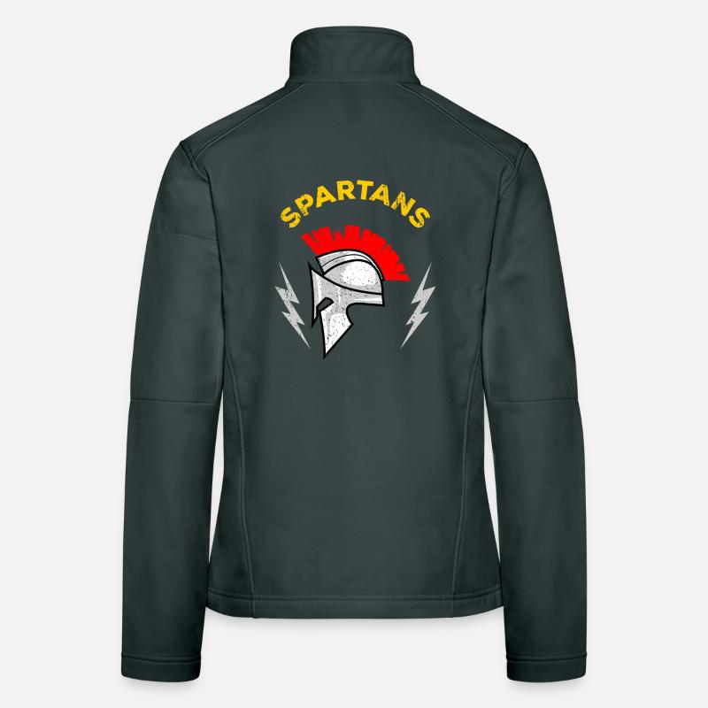 Spartan Mohawk Helm Frauen Softshelljacke