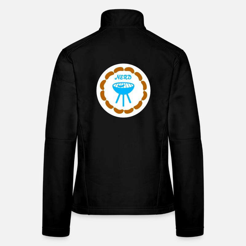 Wurstkette Grillen Nerd Camping Bratwurst Grill Frauen Softshelljacke