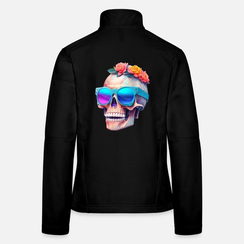 Crâne Veste en tissu softshell Femme