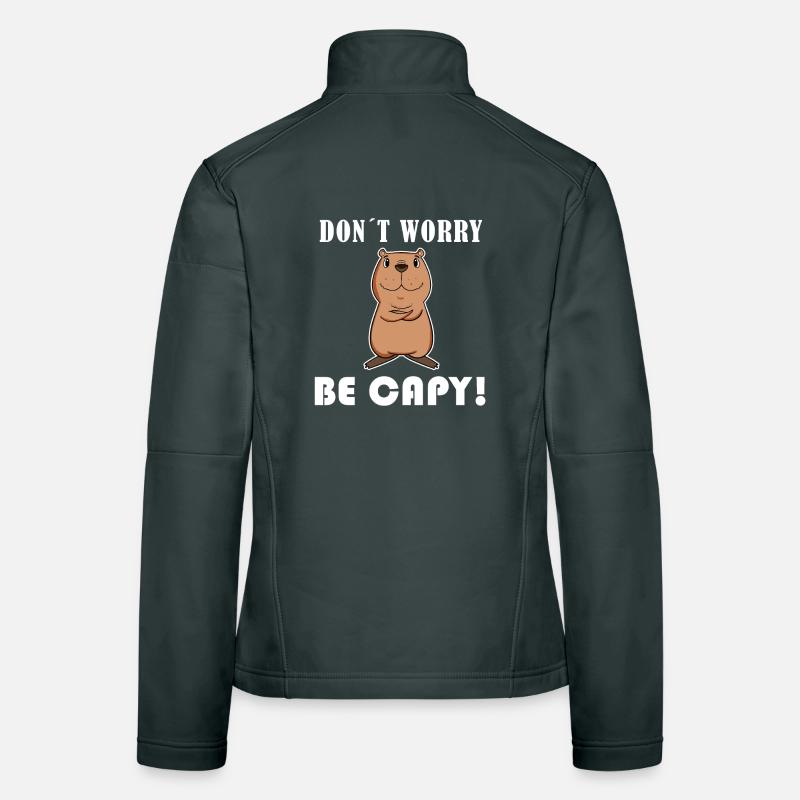 Capybara Wasserschwein Frauen Softshelljacke