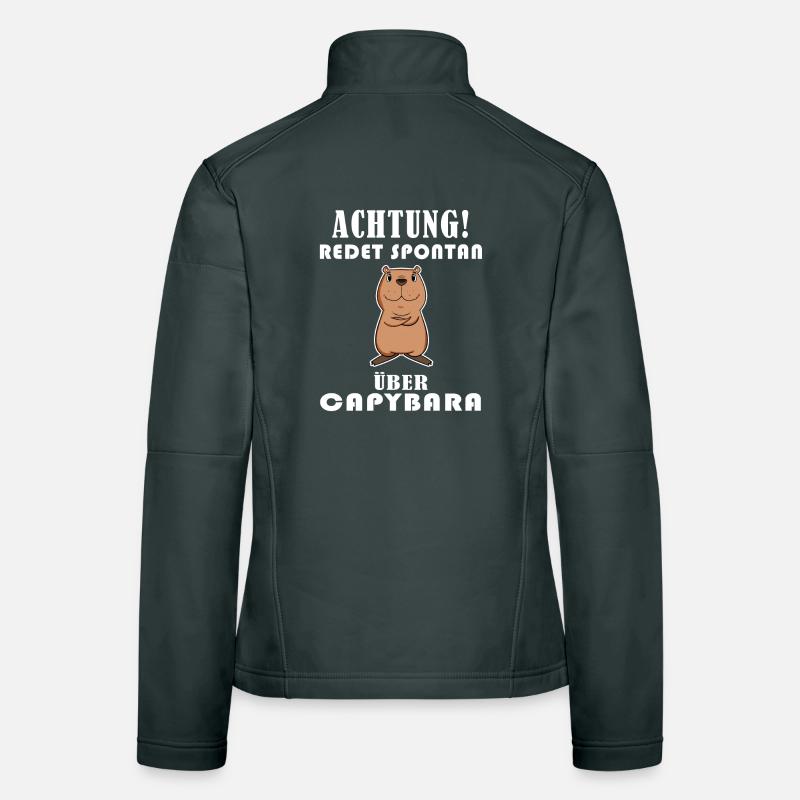 Capybara Wasserschwein Frauen Softshelljacke