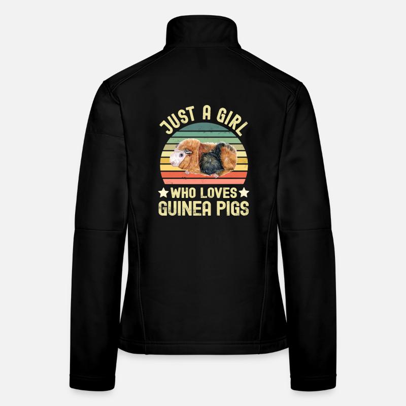 Meerschweinchen Frauen Softshelljacke