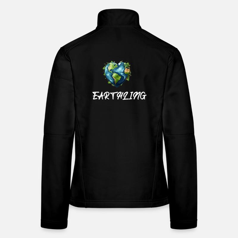Citoyen terrien du monde Veste en tissu softshell Femme