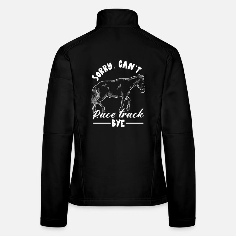 design de cheval Veste en tissu softshell Femme