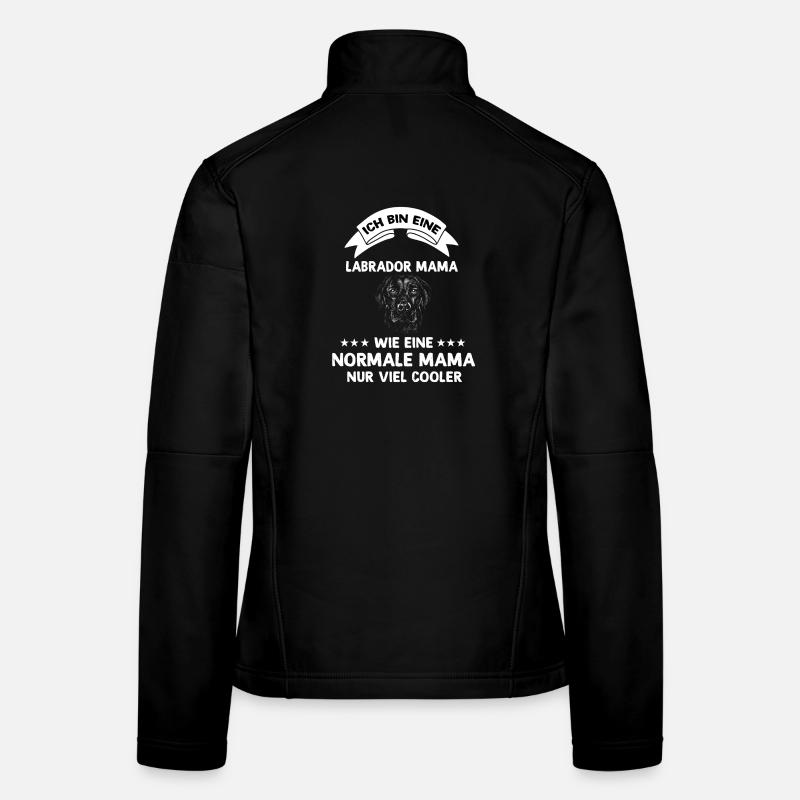 Ich bin ein Labrador Mama Frauen Softshelljacke