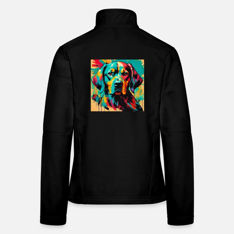 Hund Frauen Softshelljacke