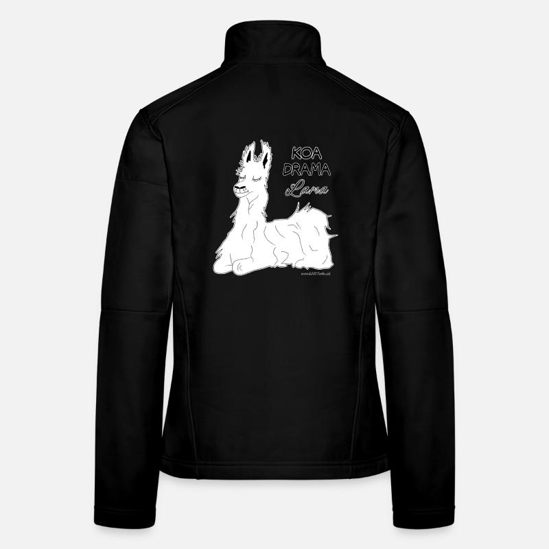 KOA DRAMA Lama - no drama Lama, dialect - Women's Softshell Jacket - black
