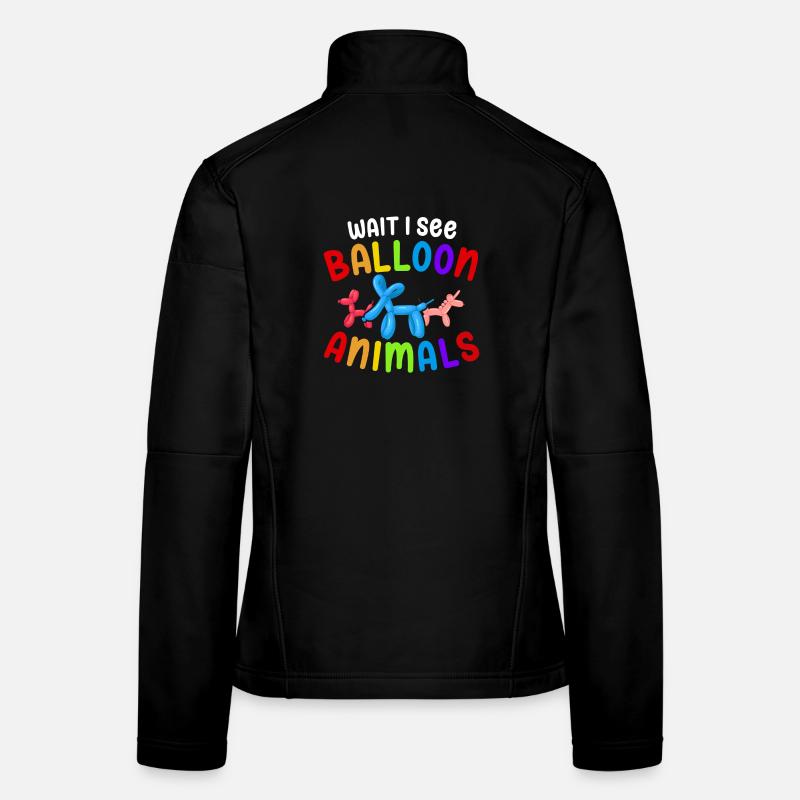 Ballon Twisting Design Frauen Softshelljacke