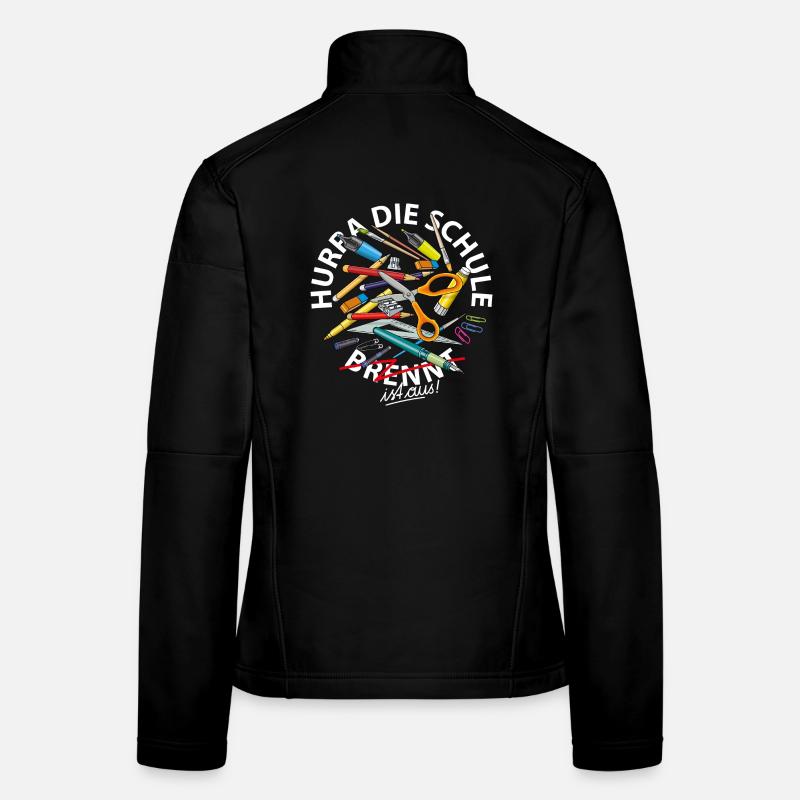 Hurra die Schule ist aus Frauen Softshelljacke