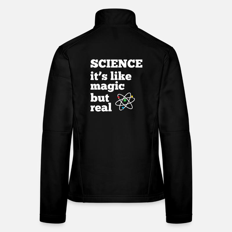 La science - c’est comme de la magie mais réel Veste en tissu softshell Femme