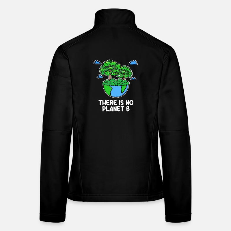 Déclaration de la planète Terre Mère Conservation des arbres Veste en tissu softshell Femme
