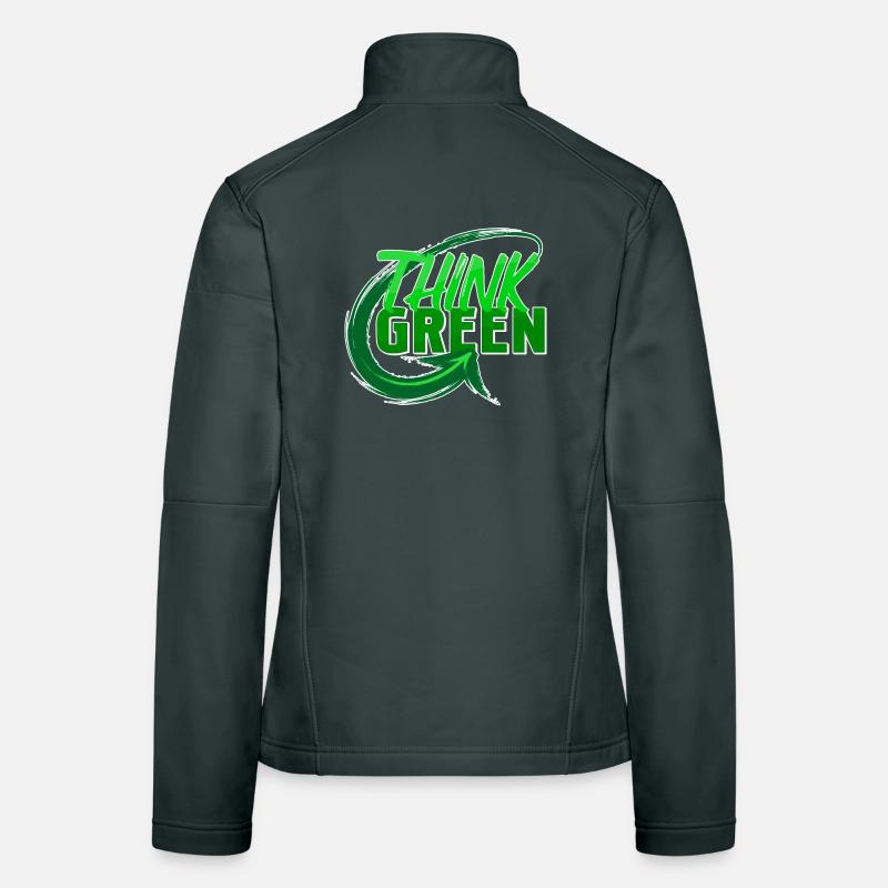 Umwelt Umweltschützer Statement Erde Mutter Natur Frauen Softshelljacke
