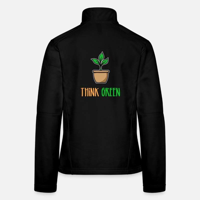 Tree Statement Environment Earth Nature Conservation Nature Women's Softshell Jacket