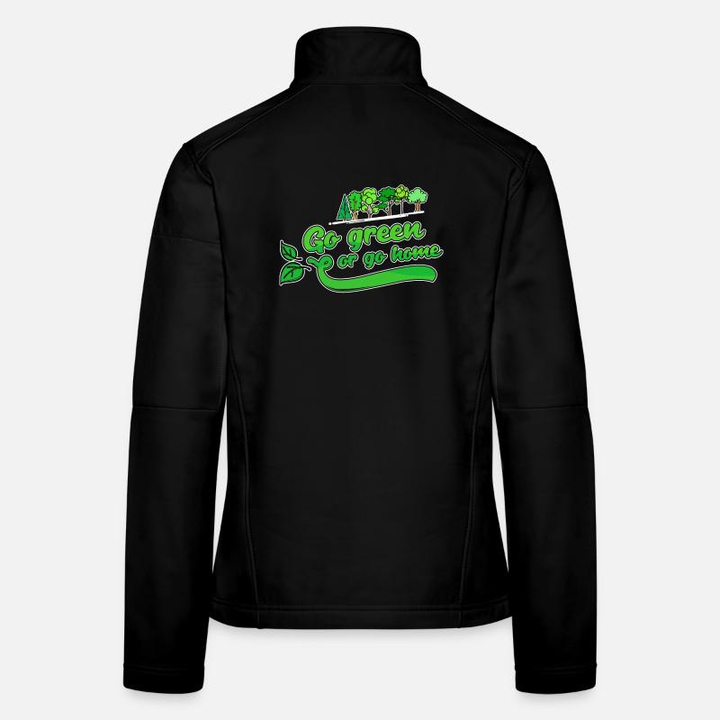 Nature Statement Earth Environment Tree Nature Conservation Women's Softshell Jacket