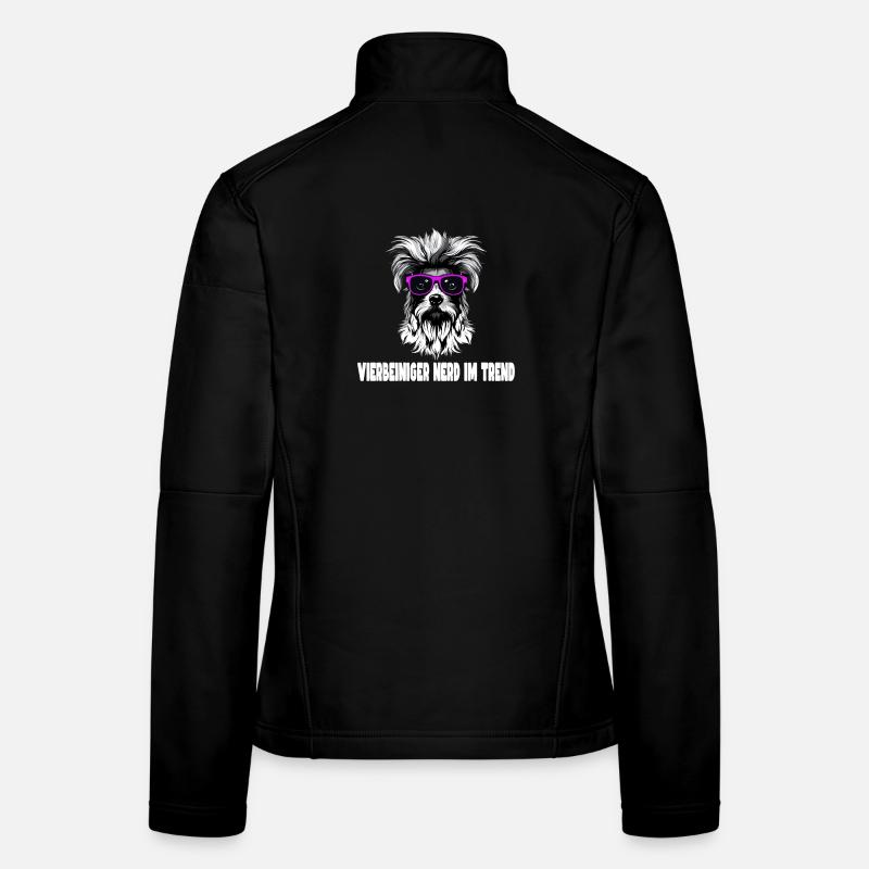 Hund Design Frauen Softshelljacke