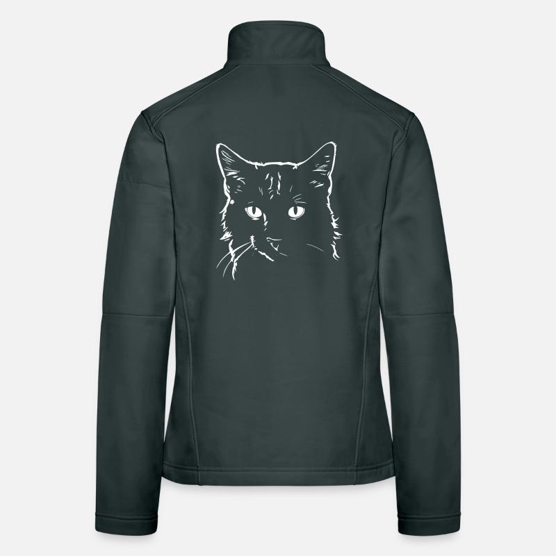 Katze 4 Frauen Softshelljacke