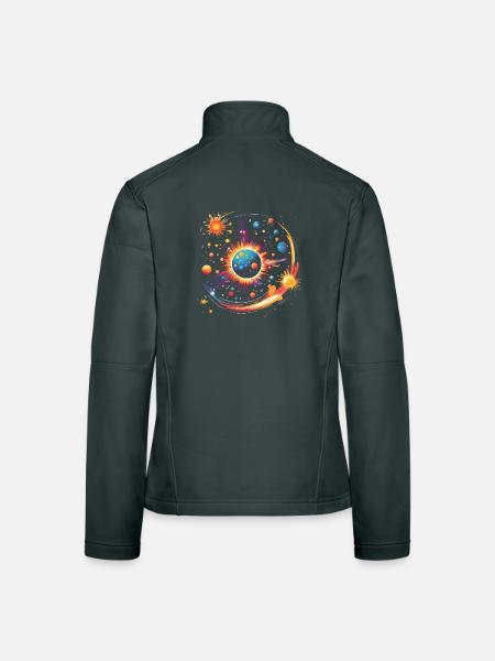 Big Bang - Women's Softshell Jacket - black - Back