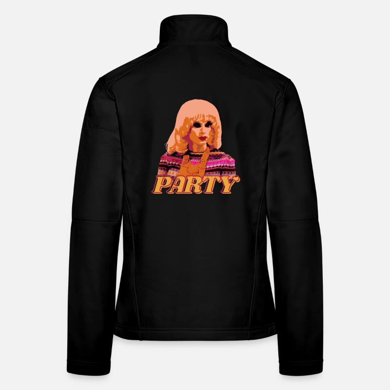 Katya Drag Queen Party Look – Pop Art Stil Frauen Softshelljacke