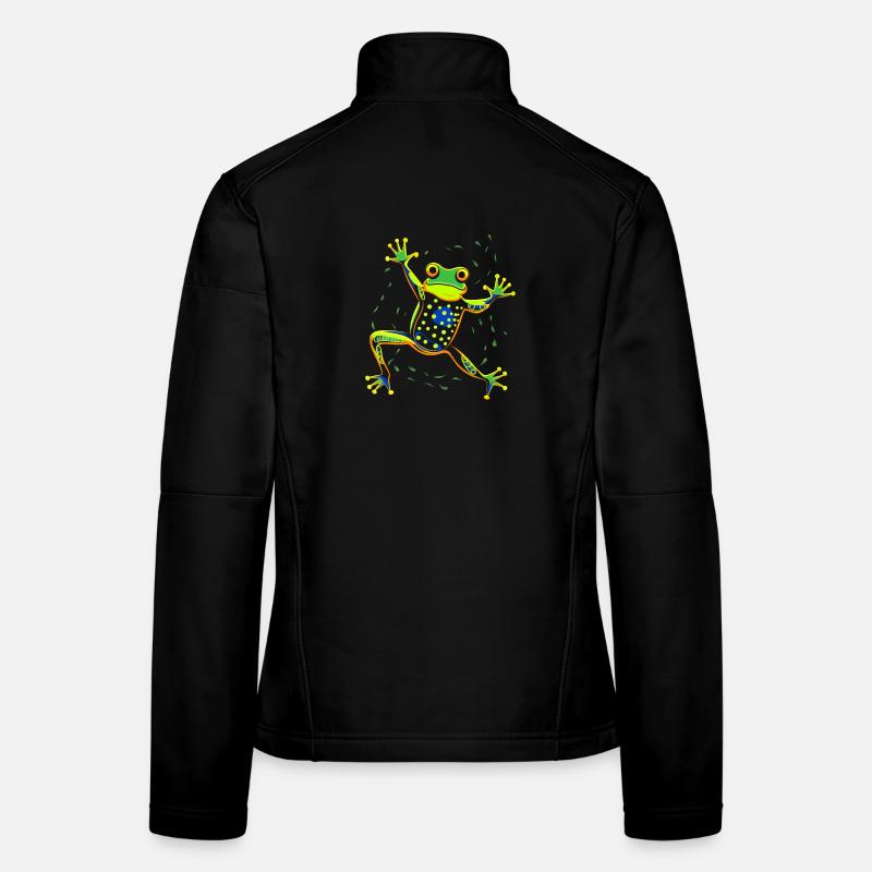 Dancing frog Veste en tissu softshell Femme