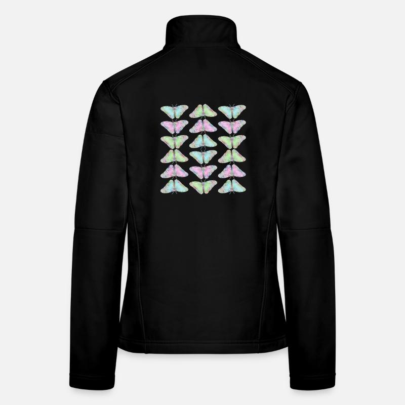 Papillons Série 3 Veste en tissu softshell Femme