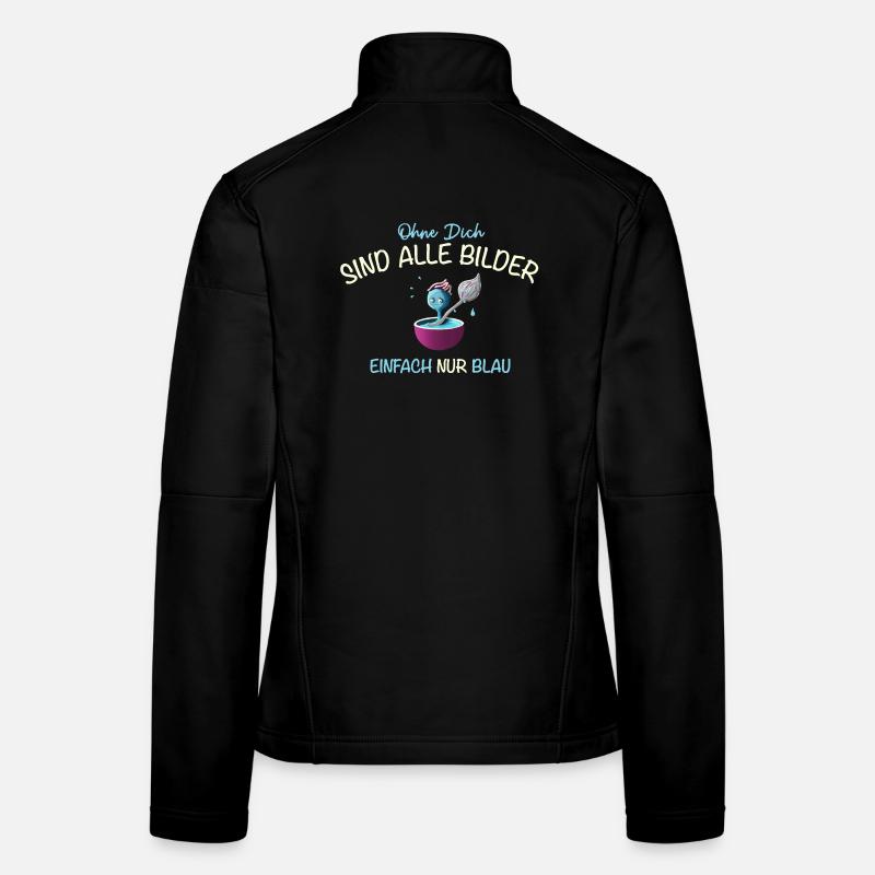 Ohne Dich sind alle Bilder blau, Freundschaft Frauen Softshelljacke
