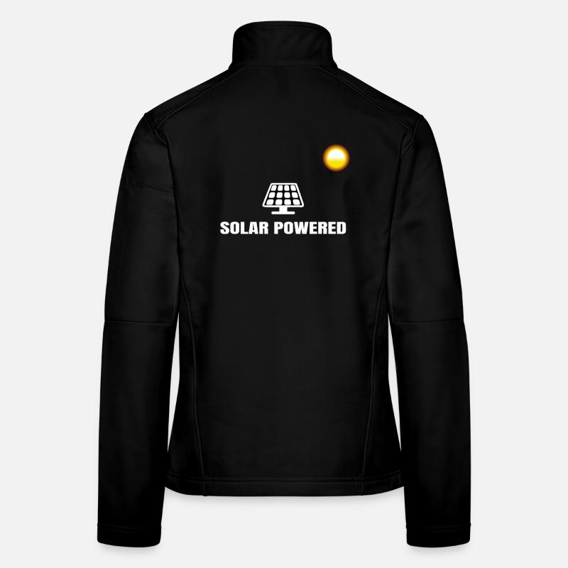 Solar Powered Solar Solar Solar Panel Power Women's Softshell Jacket