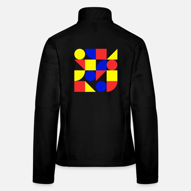 form, geometry, art, Bauhaus Women's Softshell Jacket