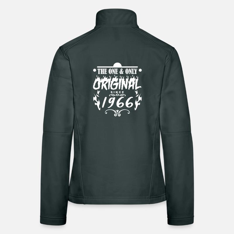 1966 - Année de construction 1966 - Naissance 1966 Veste en tissu softshell Femme