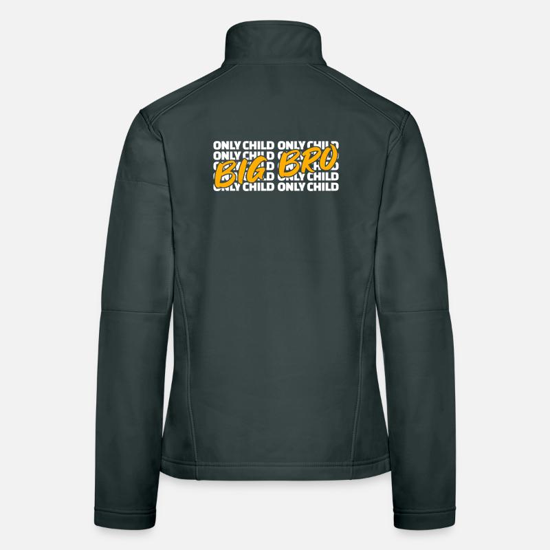Geschwister Bro Einzelkind Statement Großer Bruder Frauen Softshelljacke