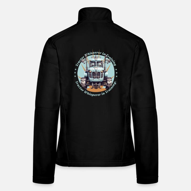 Chuchoteur de tracteur en formation Veste en tissu softshell Femme
